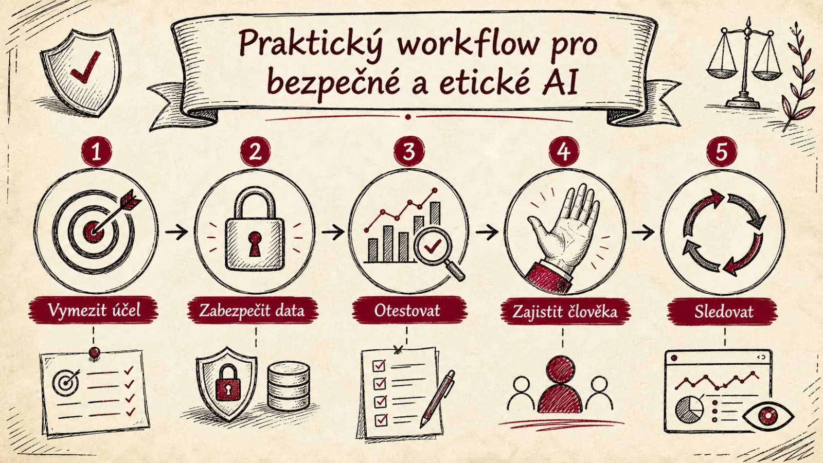 Bezpečný a etický workflow pro zavedení AI