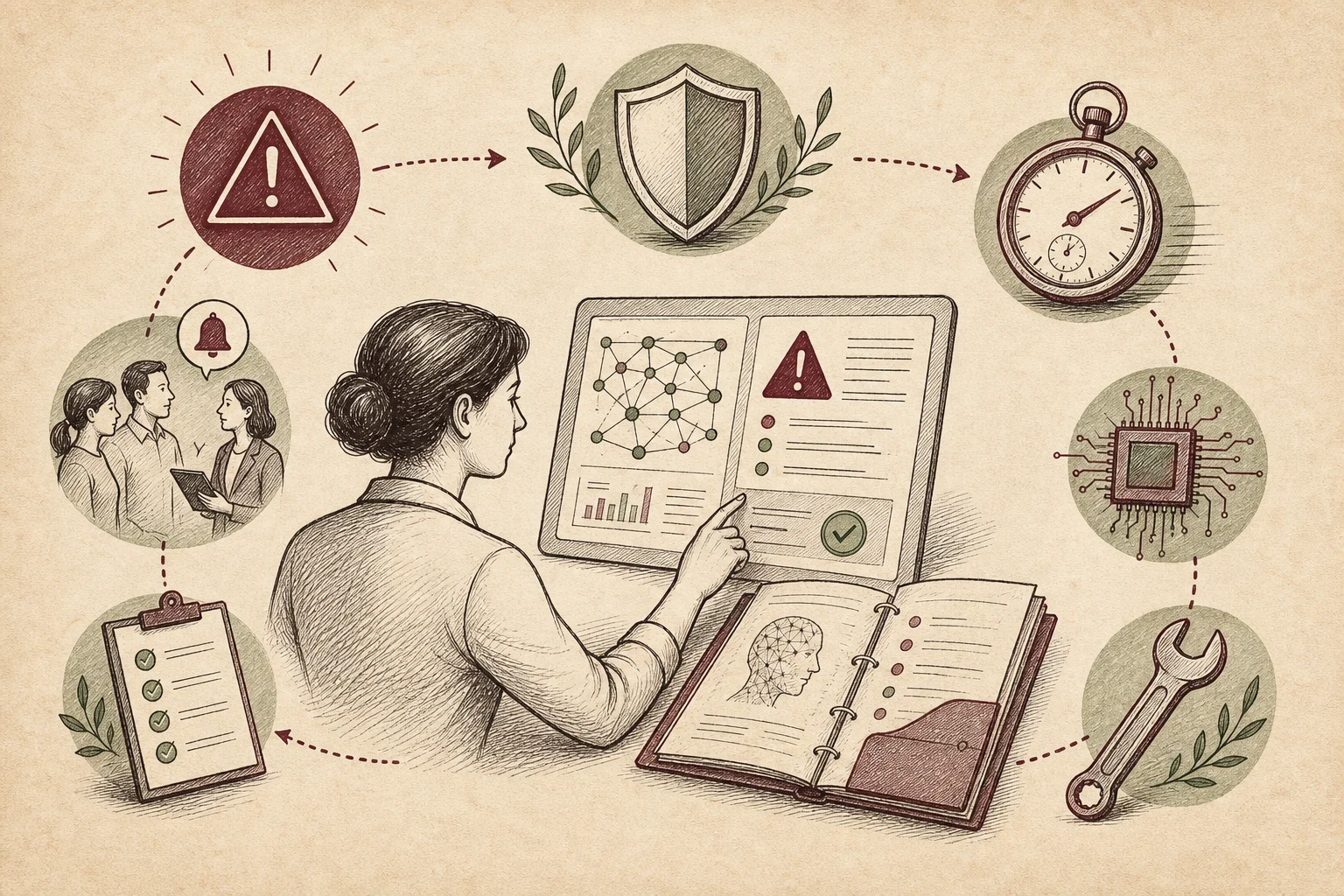 Ilustrace reakce na závažný incident umělé inteligence