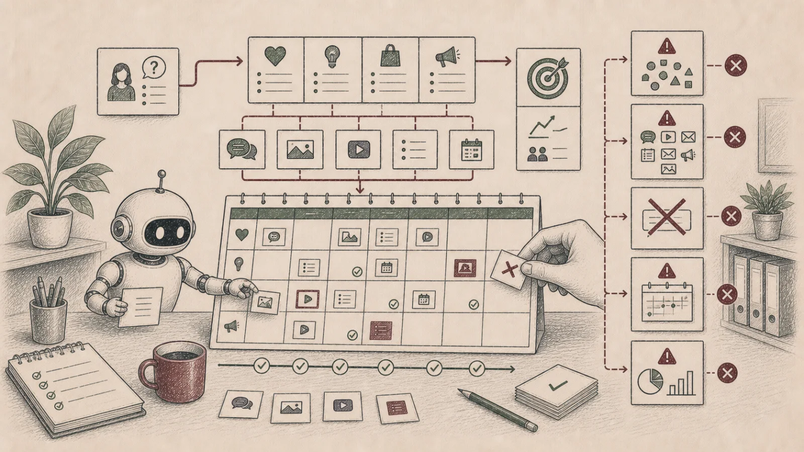 AI v marketingu (3): Jak připravit obsahový plán na měsíc