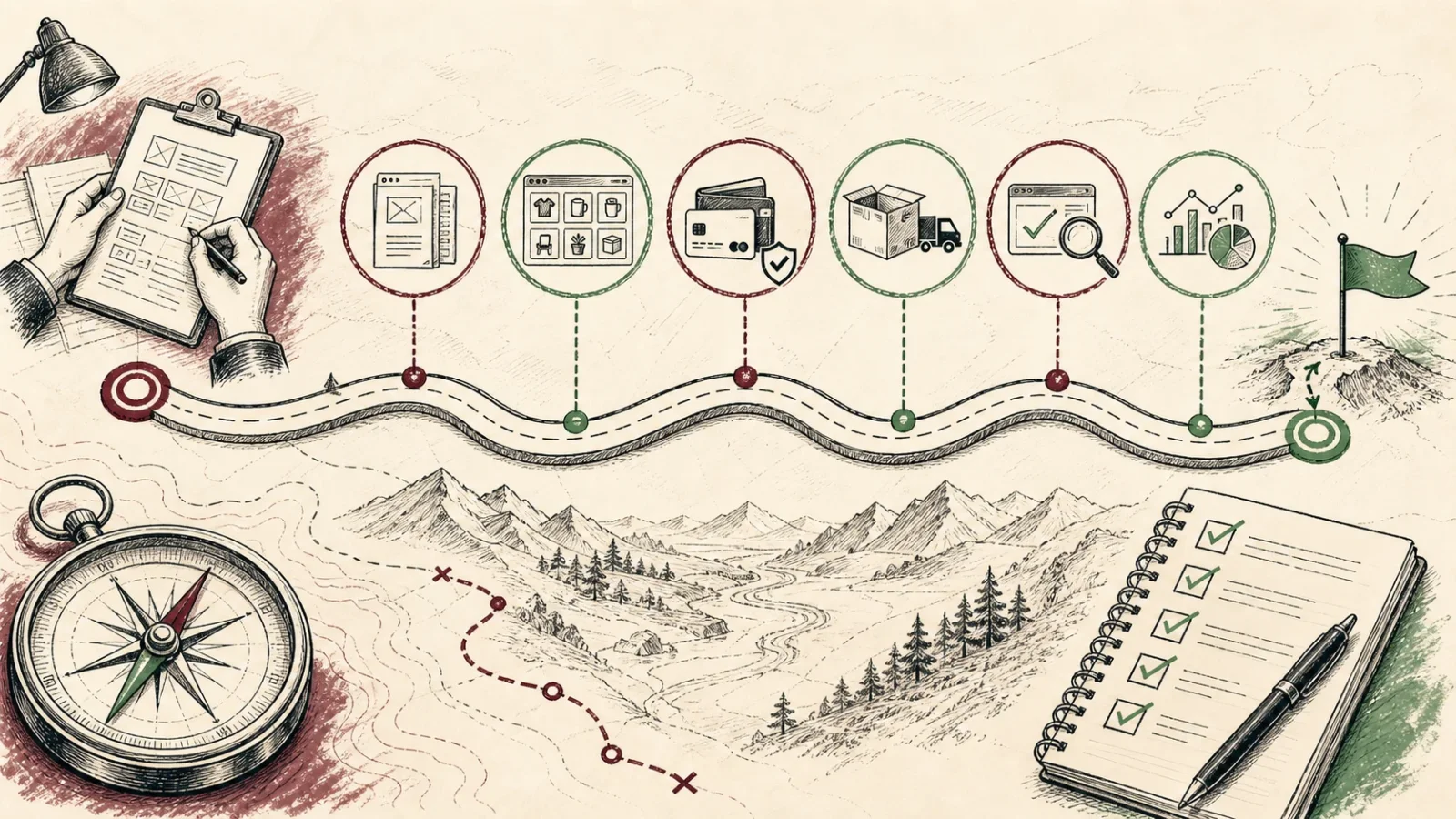 Roadmapa projektu WooCommerce od zadání po optimalizaci
